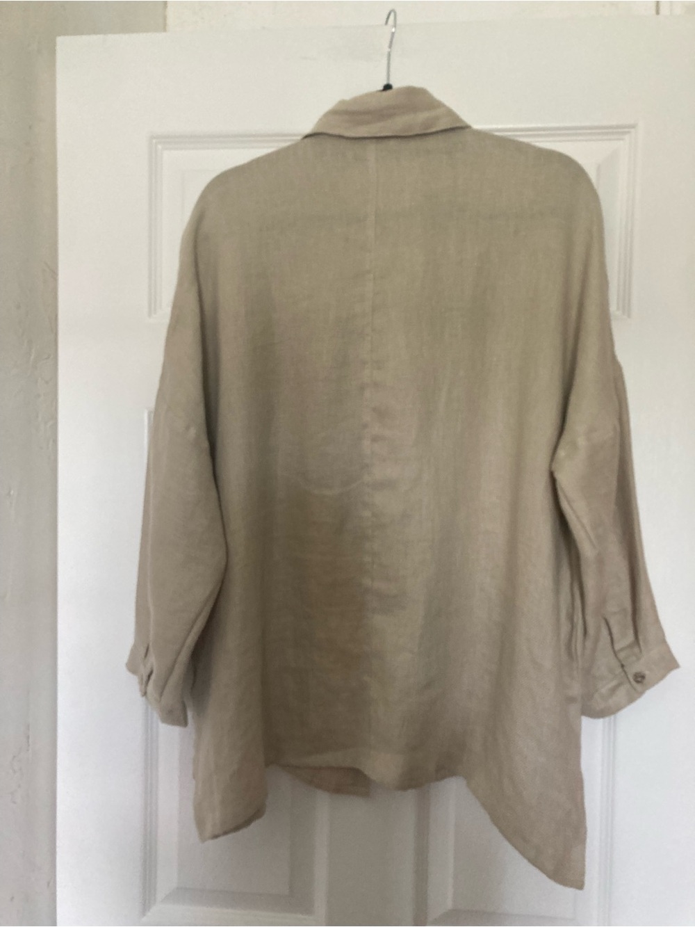 Nomad the Label Laguna French Linen Button-Up Shirt in Wheat, Size AU12/US8 - Picture 2 of 10